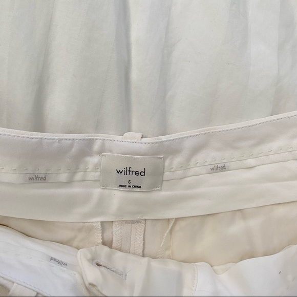 Aritzia wilfred effortless pant size 6 in light birch - Picture 6 of 7